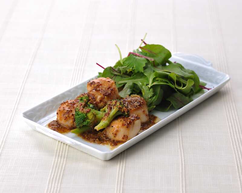 マイユレシピ ホタテのアンチョビマスタードソテー